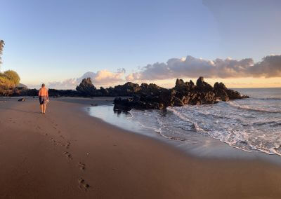 marcher sur la plage